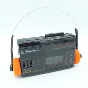 Emerson Walkman AC2106 AM/FM Cassette Player ~ New Belts ~ Reconditioned!